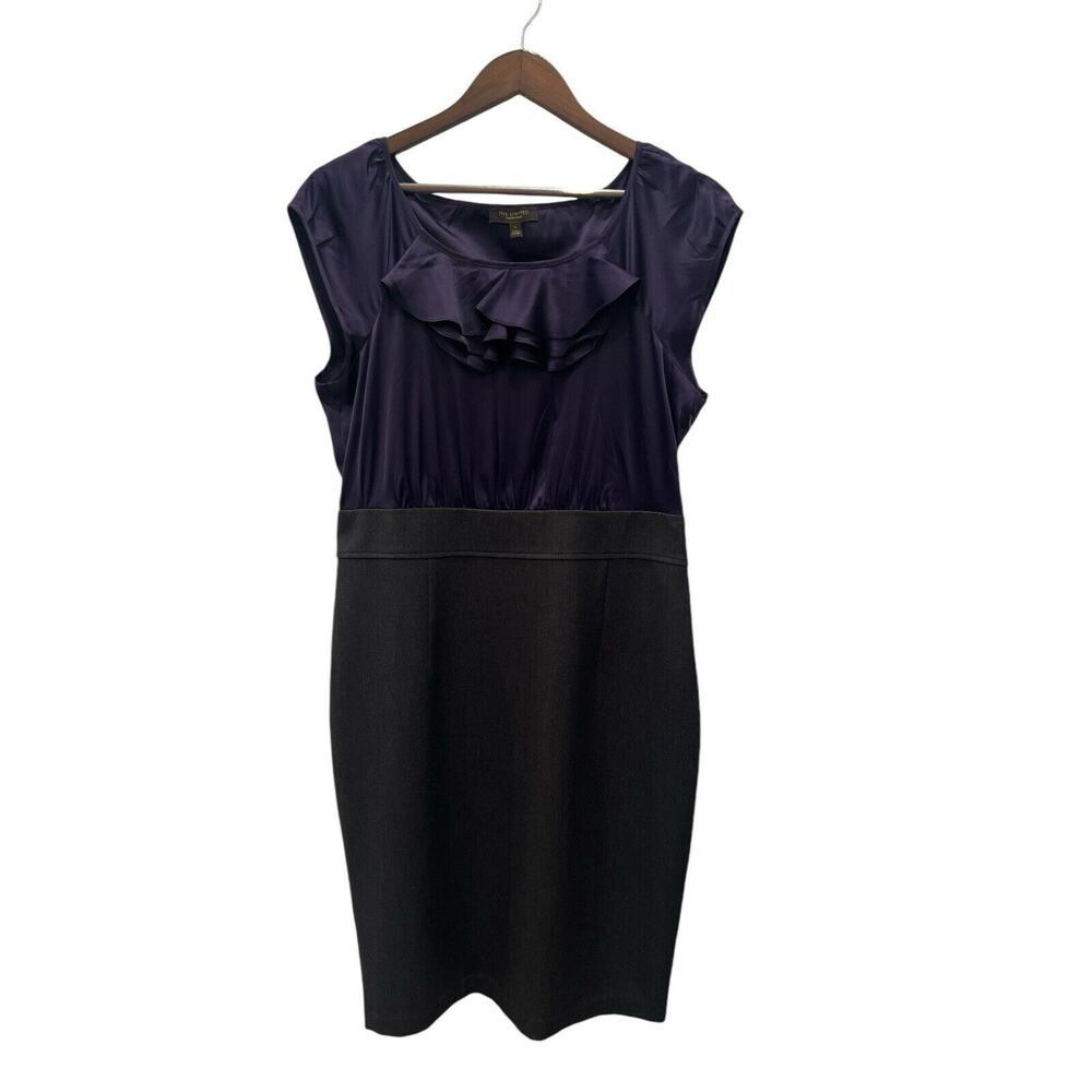 The Limited Collection Dress Size 12Sheath Dress Purple /Gray Work Career